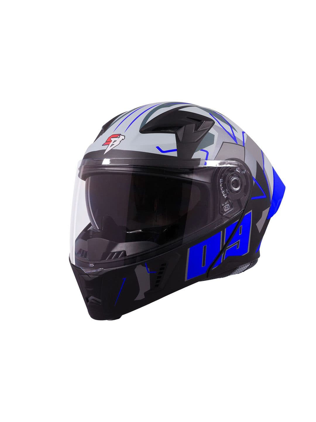 Steelbird Men Anti-Scratch ISI Certified Flip Up Motorbike Helmet - view 1