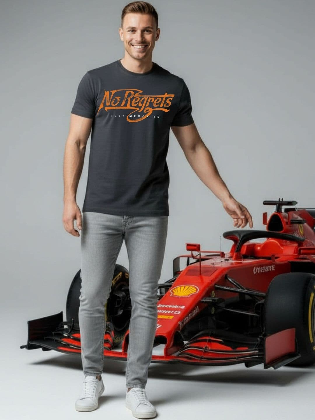 HERE&NOW Men Typography Printed Bio Finish T-shirt - view 1
