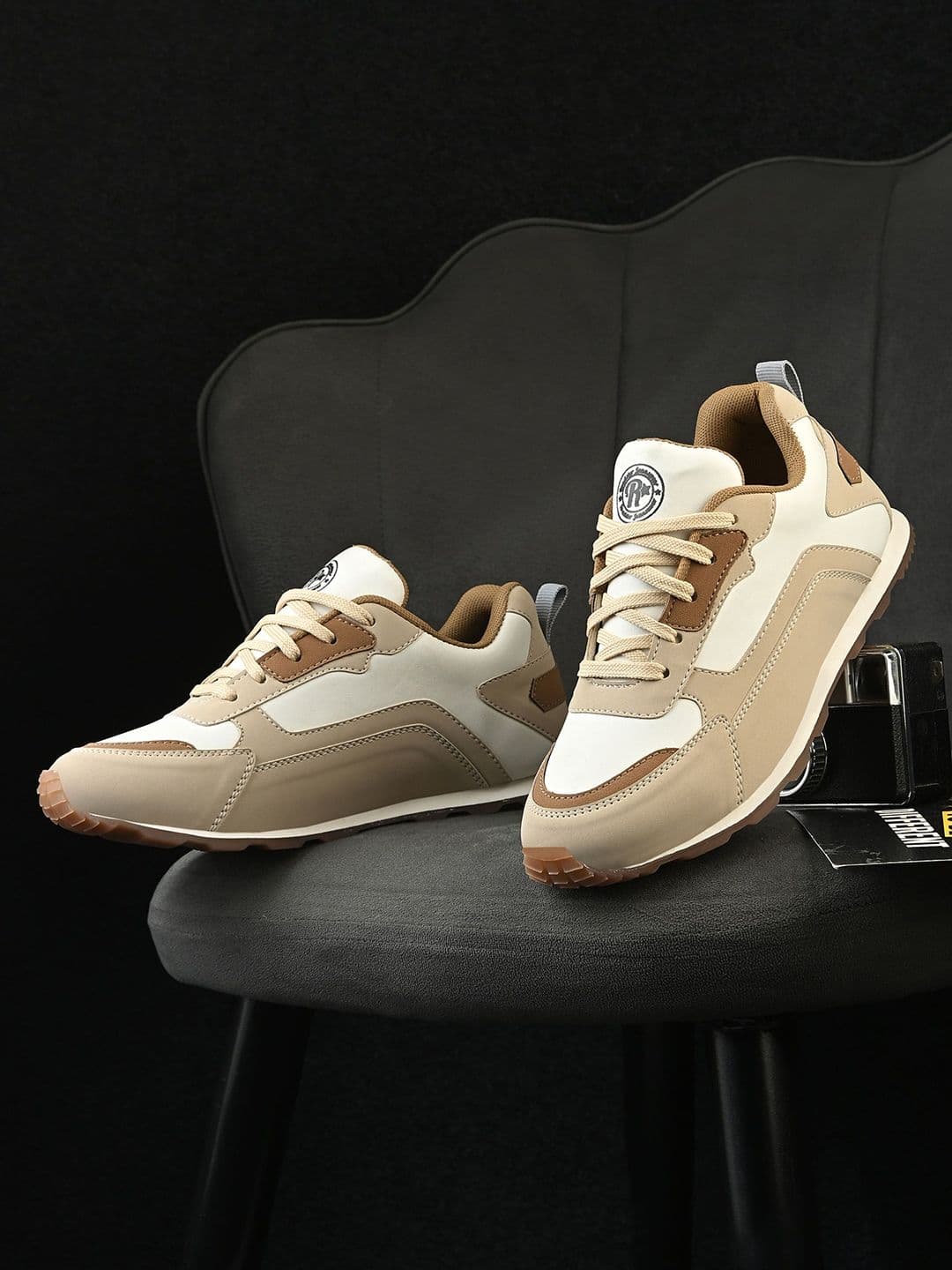 Roadster Women Beige And White Casual Sneakers - view 1