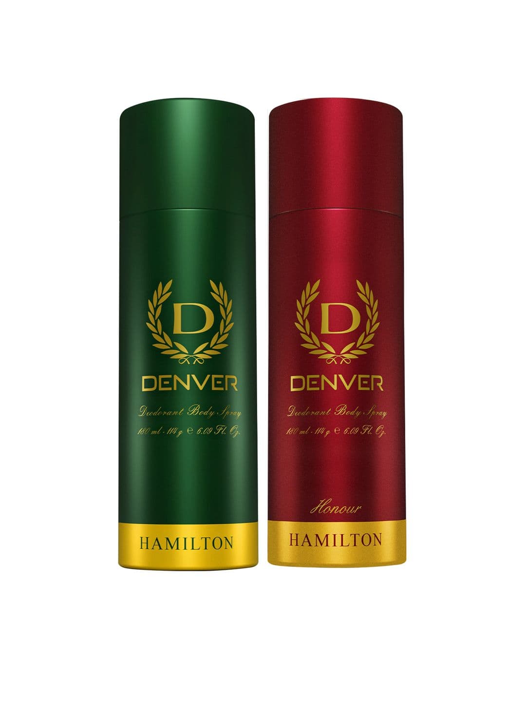 Denver Men Hamilton & Honour Deodorant Body Spray Combo - 180ml Each - view 1