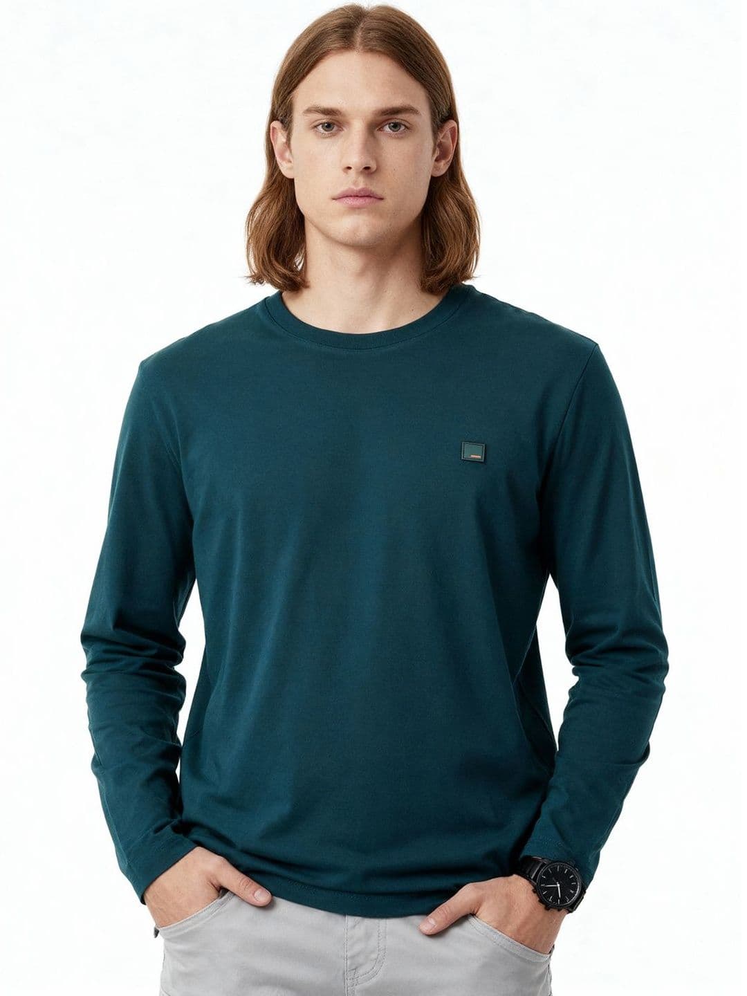 DAMENSCH Men Solid Round Neck T-shirt - view 1