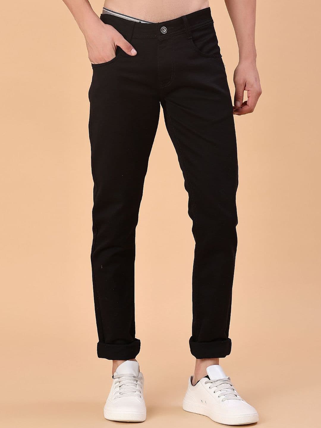 V-Mart Men Regular Fit Mid-Rise Stretchable Denim Jeans - view 1