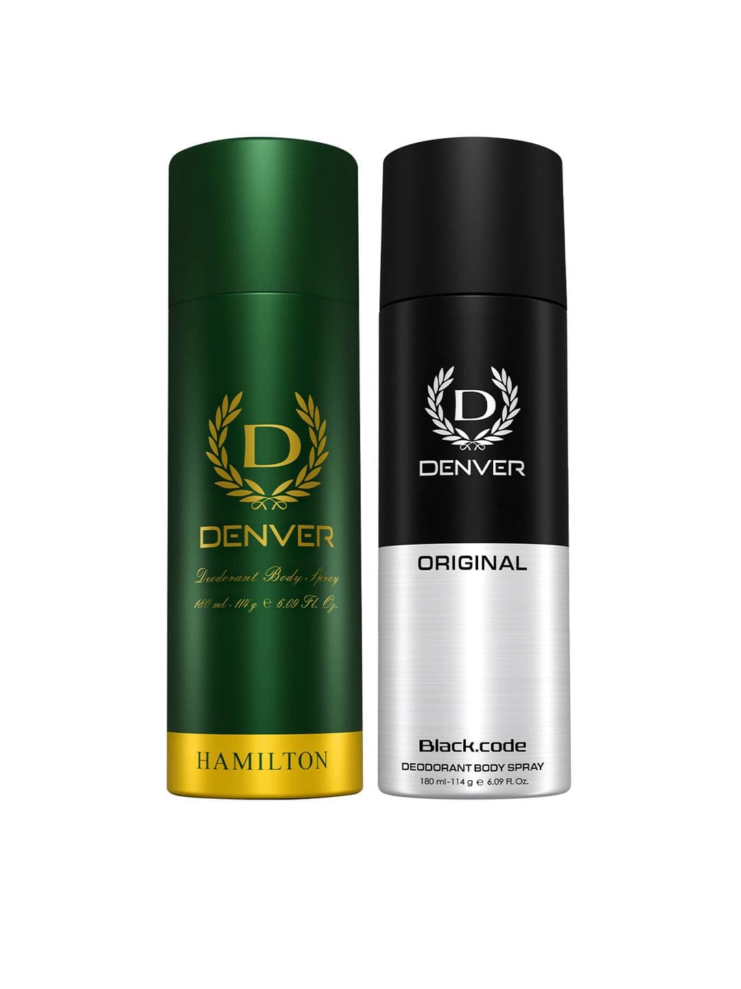 Denver Men Set Of 2 Hamilton & Original Deodorant - 180 ml Each - view 1