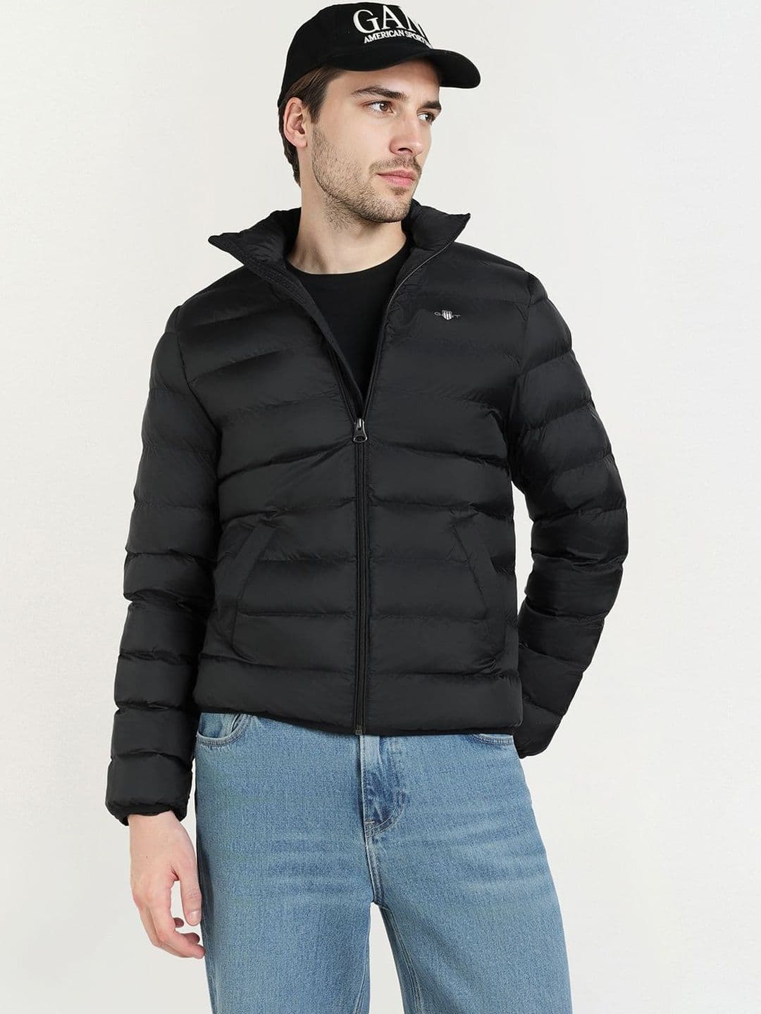 GANT Men Lightweight High Neck Puffer Jacket - view 1