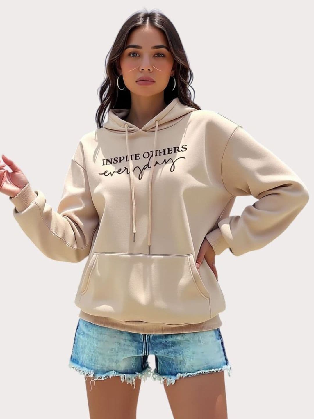 Mast & Harbour Women Hooded Sweatshirt - view 1