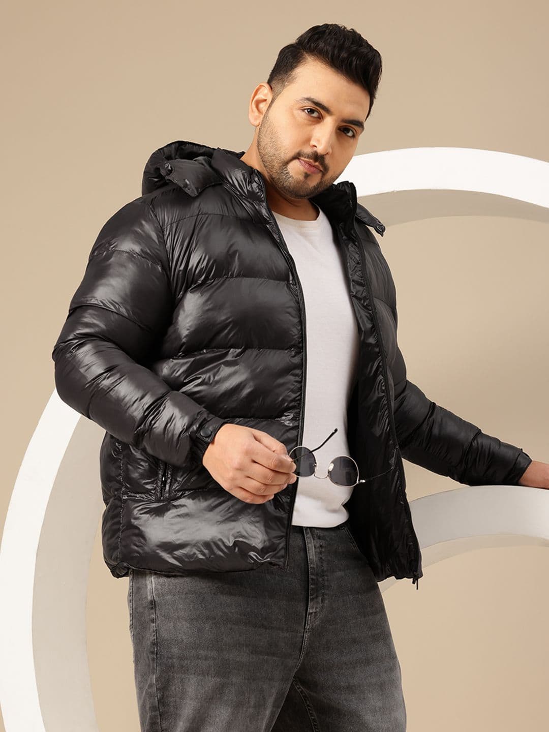 Sztori Plus Size Men Puffer Jacket - view 1
