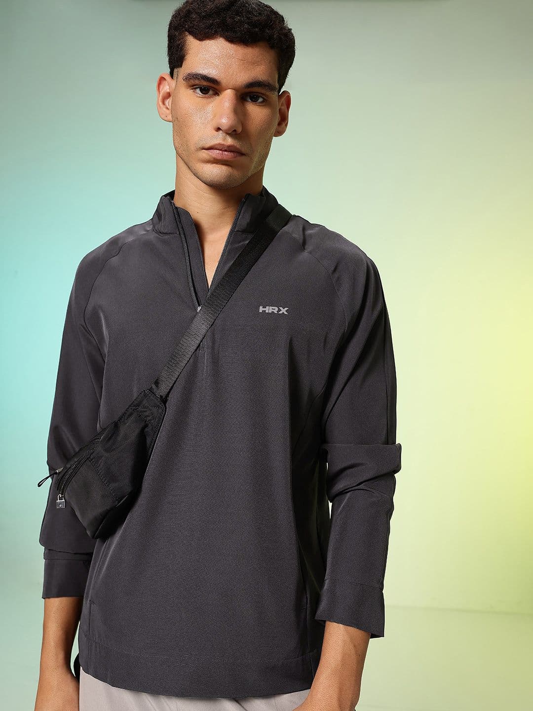 HRX by Hrithik Roshan Mock Collar Running Sporty Jacket - view 1