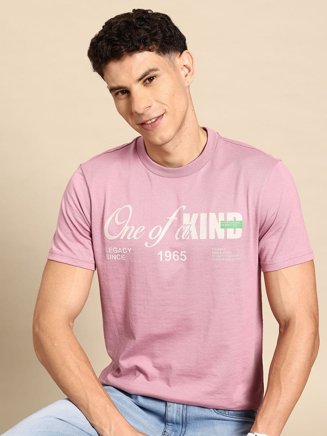 United Colors of Benetton Typography Printed T-shirt - view 1