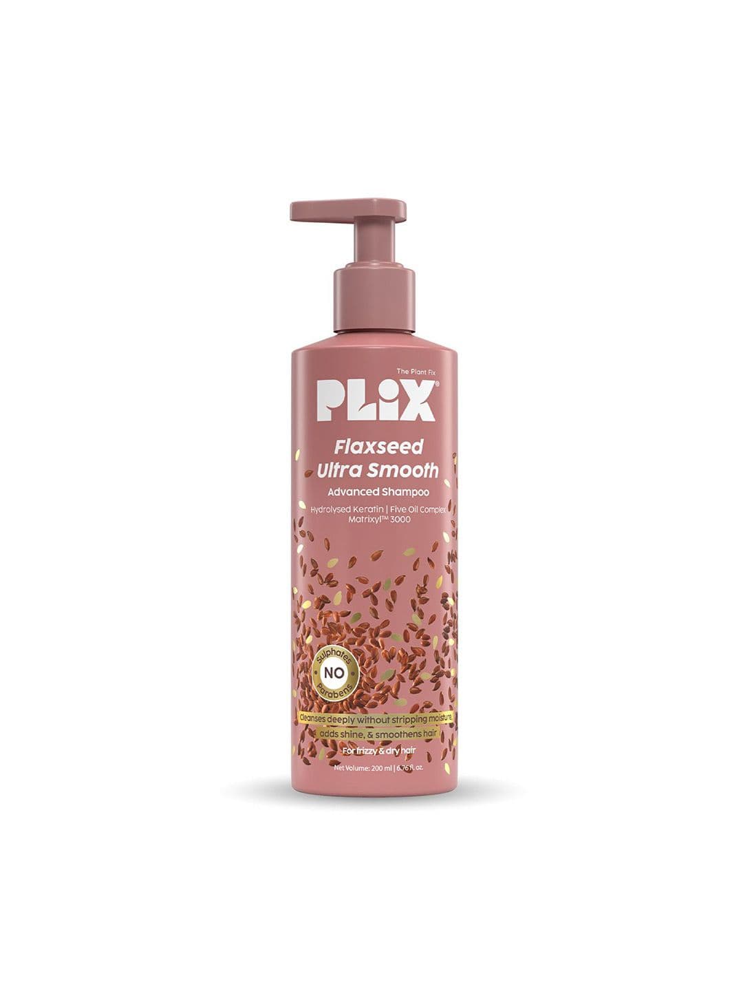 PLIX THE PLANT FIX Flaxseed Ultra-Smooth Advanced Shampoo - 200ml - view 1