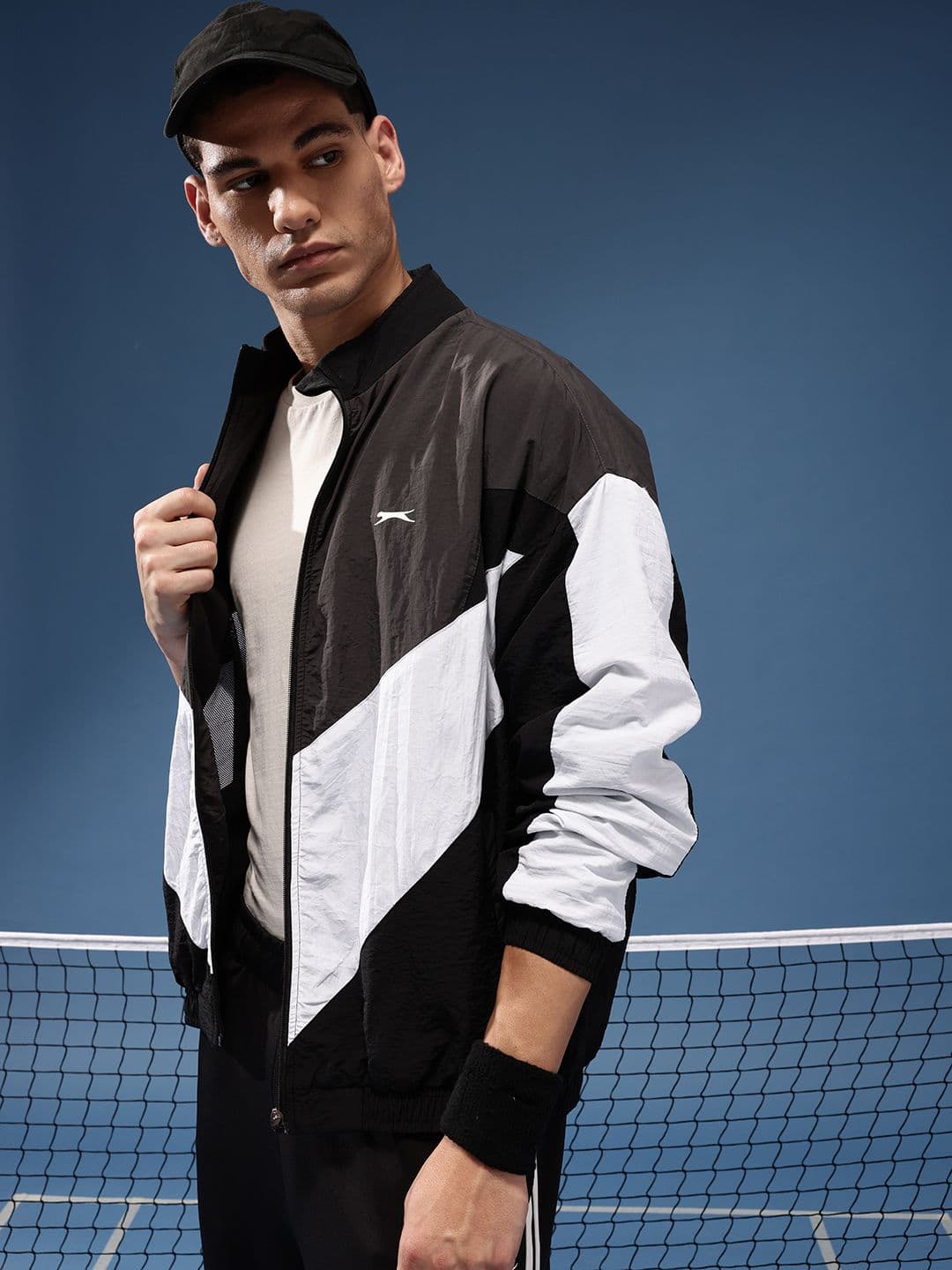 Slazenger Colourblocked Sporty Oversized Jacket - view 1