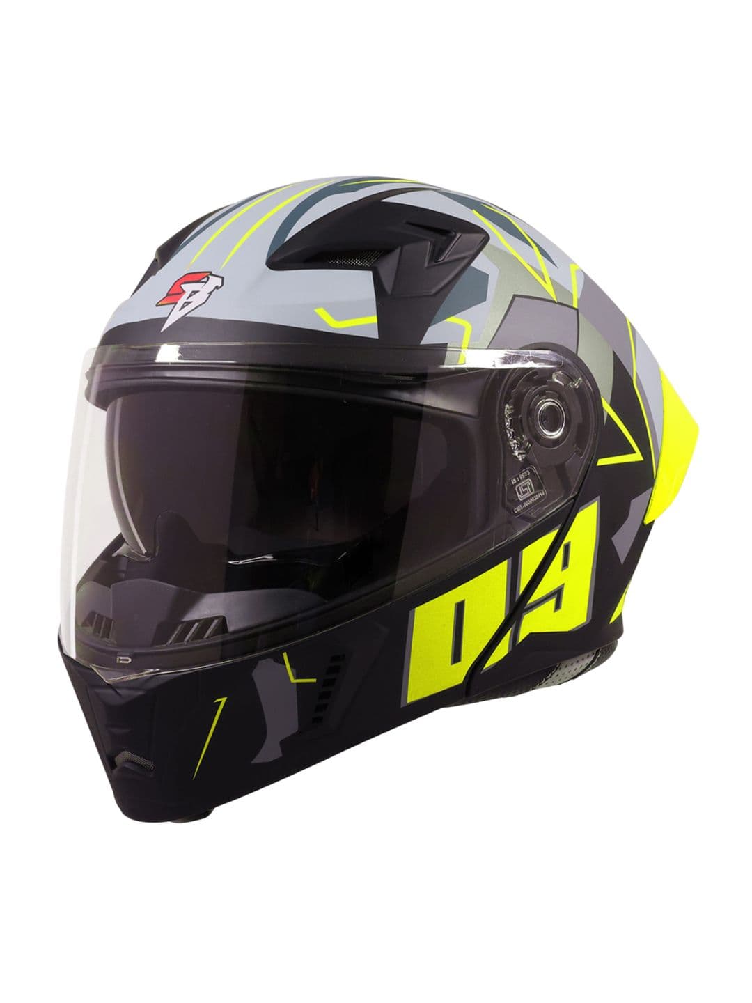 Steelbird Men Anti-Scratch ISI Certified Flip Up Motorbike Helmet - view 1