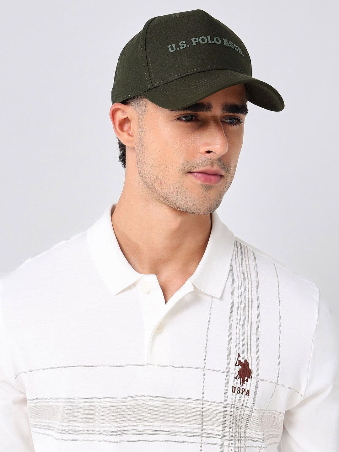 U.S. Polo Assn. Men Printed Pure Cotton Baseball Cap - view 1