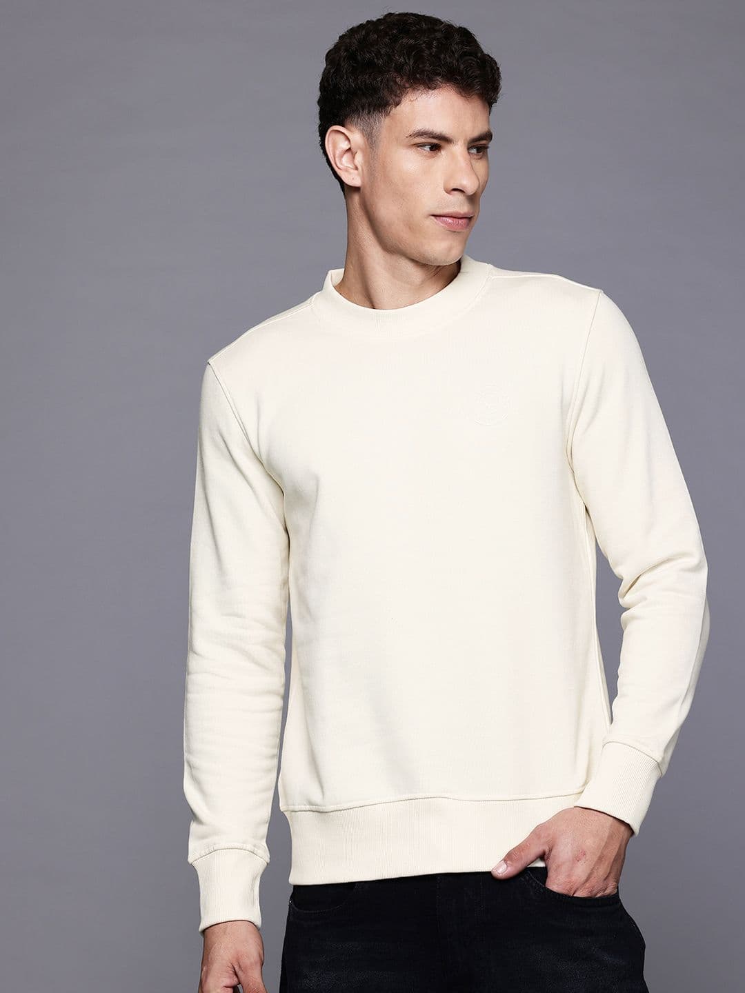 Allen Solly Brand Logo Detail Sweatshirt - view 1