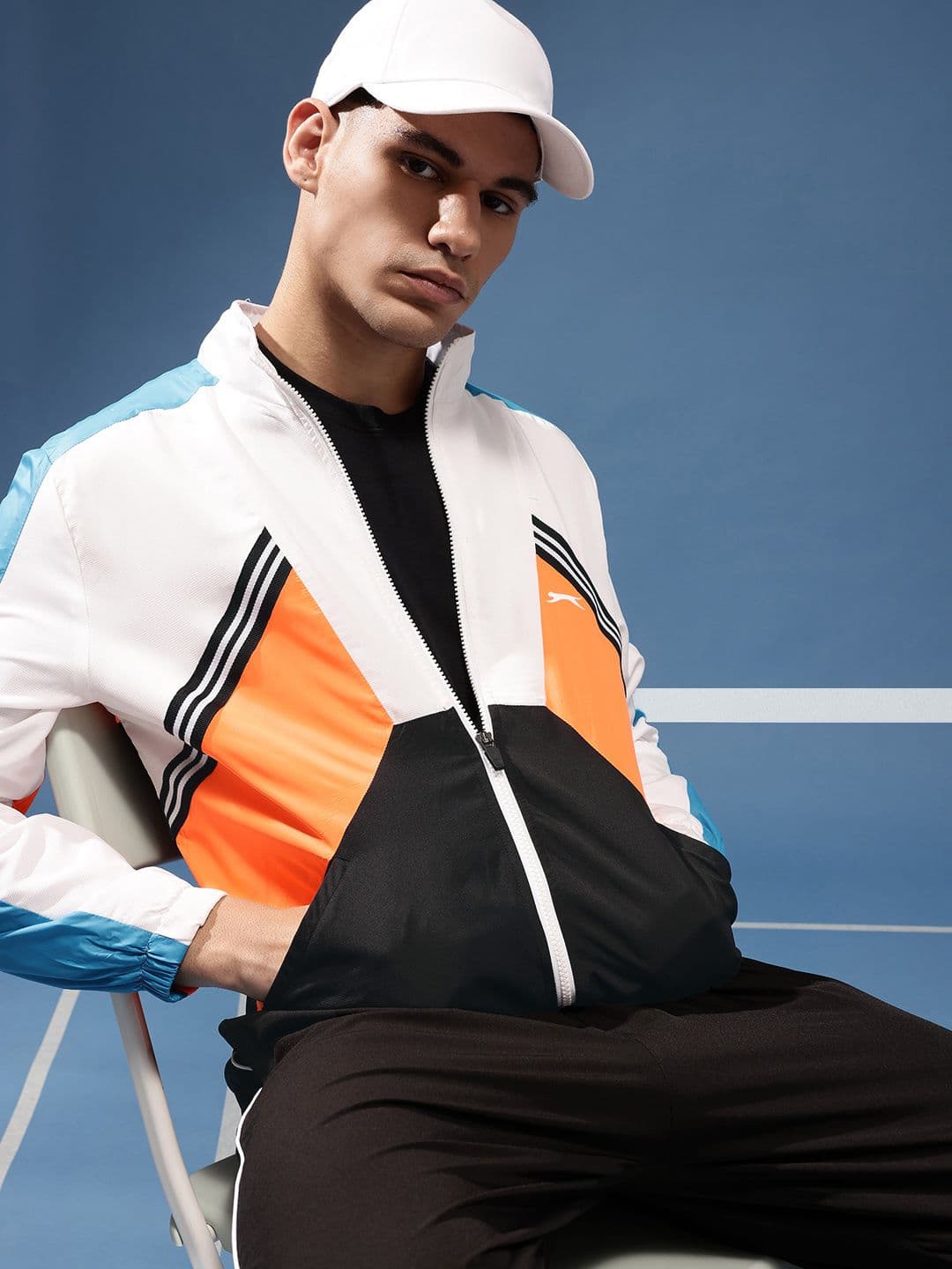 Slazenger Colourblocked Hooded Sporty Jacket - view 1