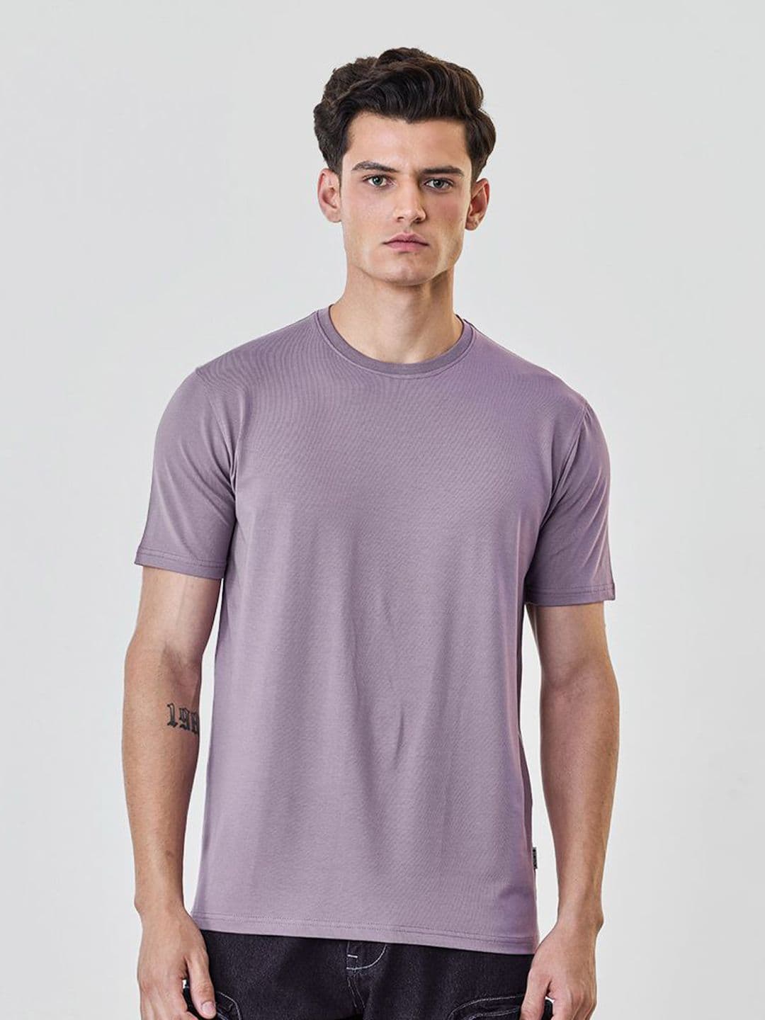 Snitch Round Neck Short Sleeves Slim Fit T-Shirt - view 1