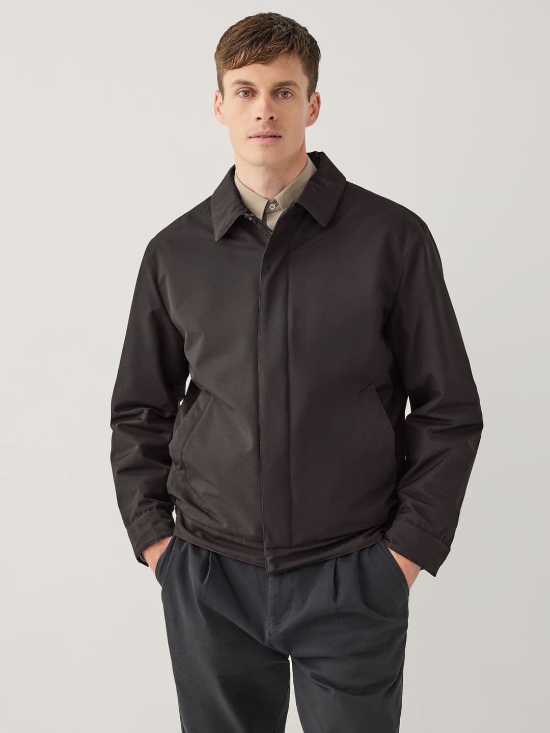 NEXT Shower Proof Dry Tech Quilted Jacket With Fleece Lined Pockets - view 1