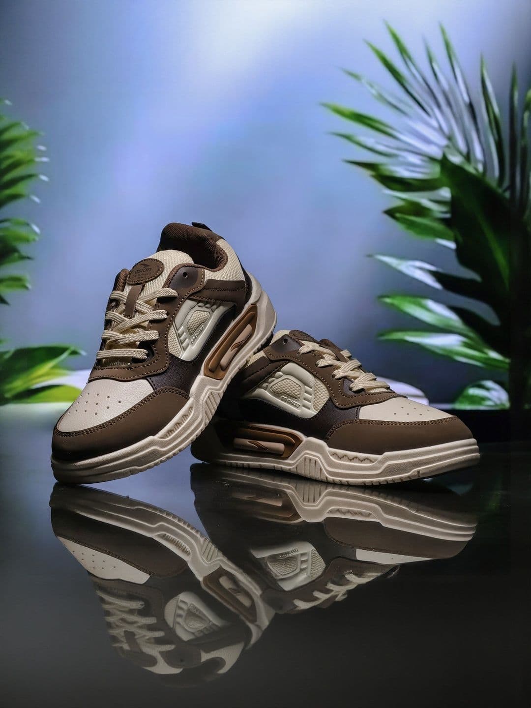 ASIAN Men Self Design Cushioned Footbed Colourblocked Sneakers - view 1