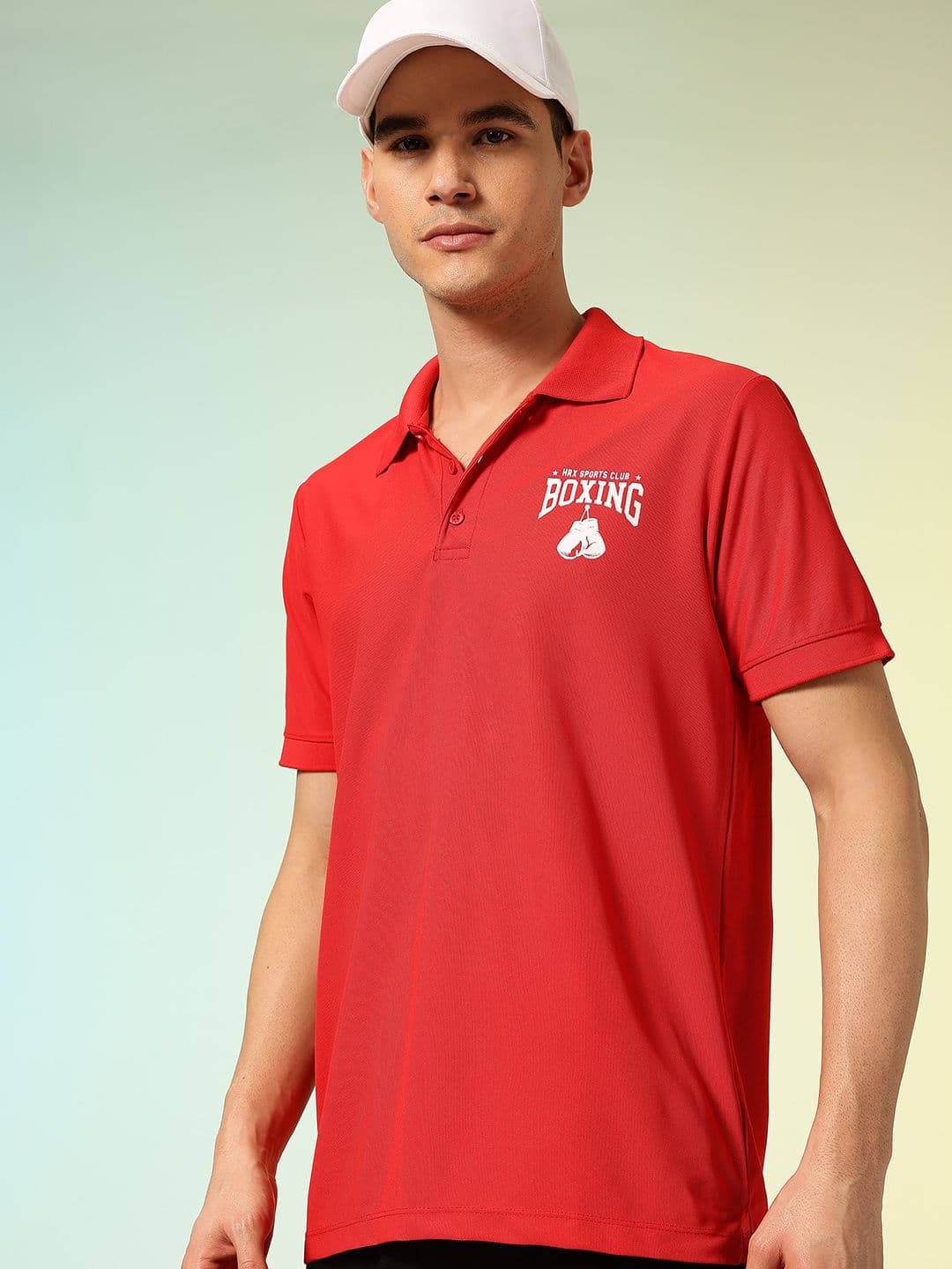 HRX by Hrithik Roshan Lifestyle Polo Collar T-shirt - view 1