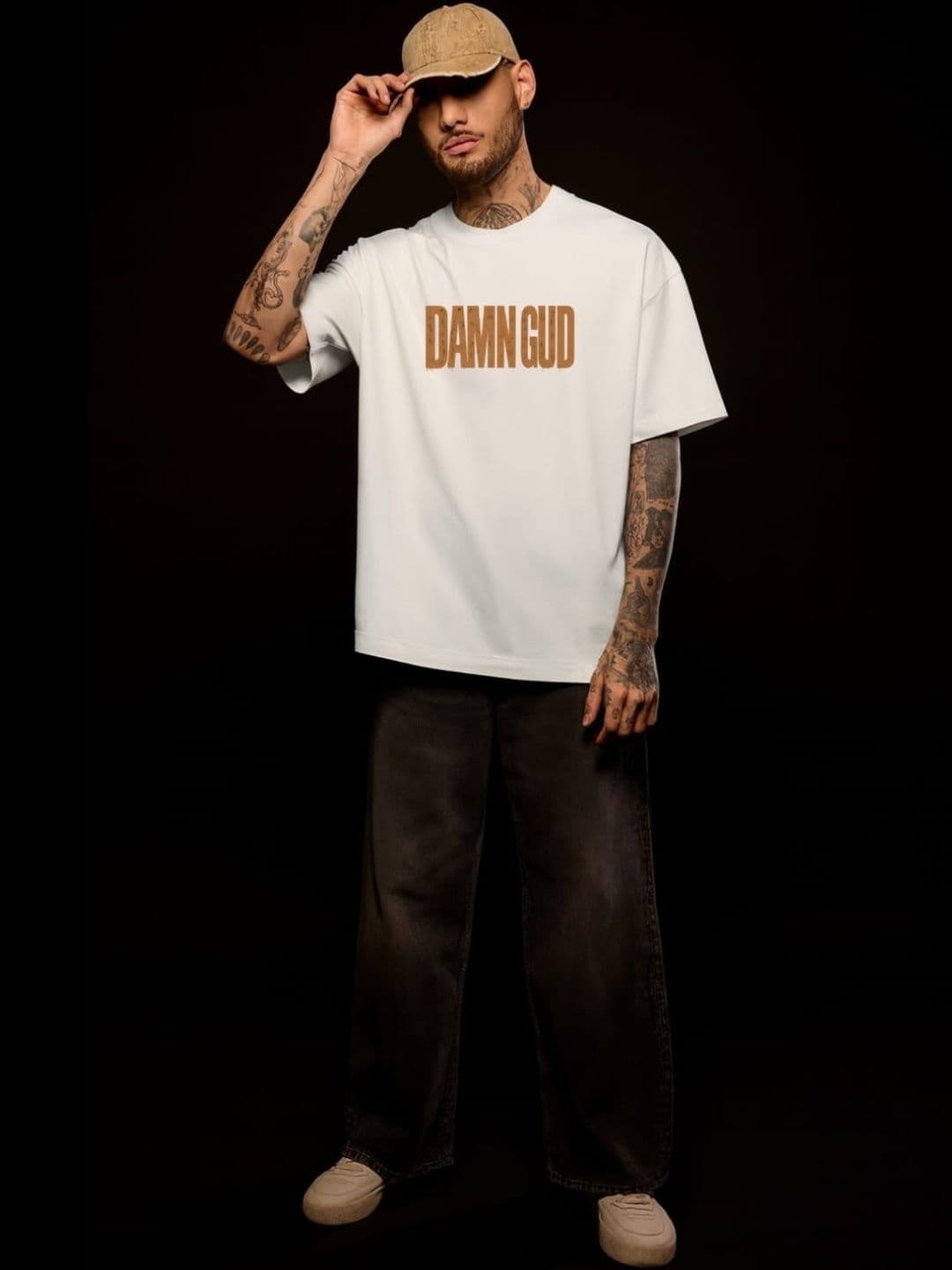 DAMN GUD DG Men Typography Batman Printed T-shirt - view 1