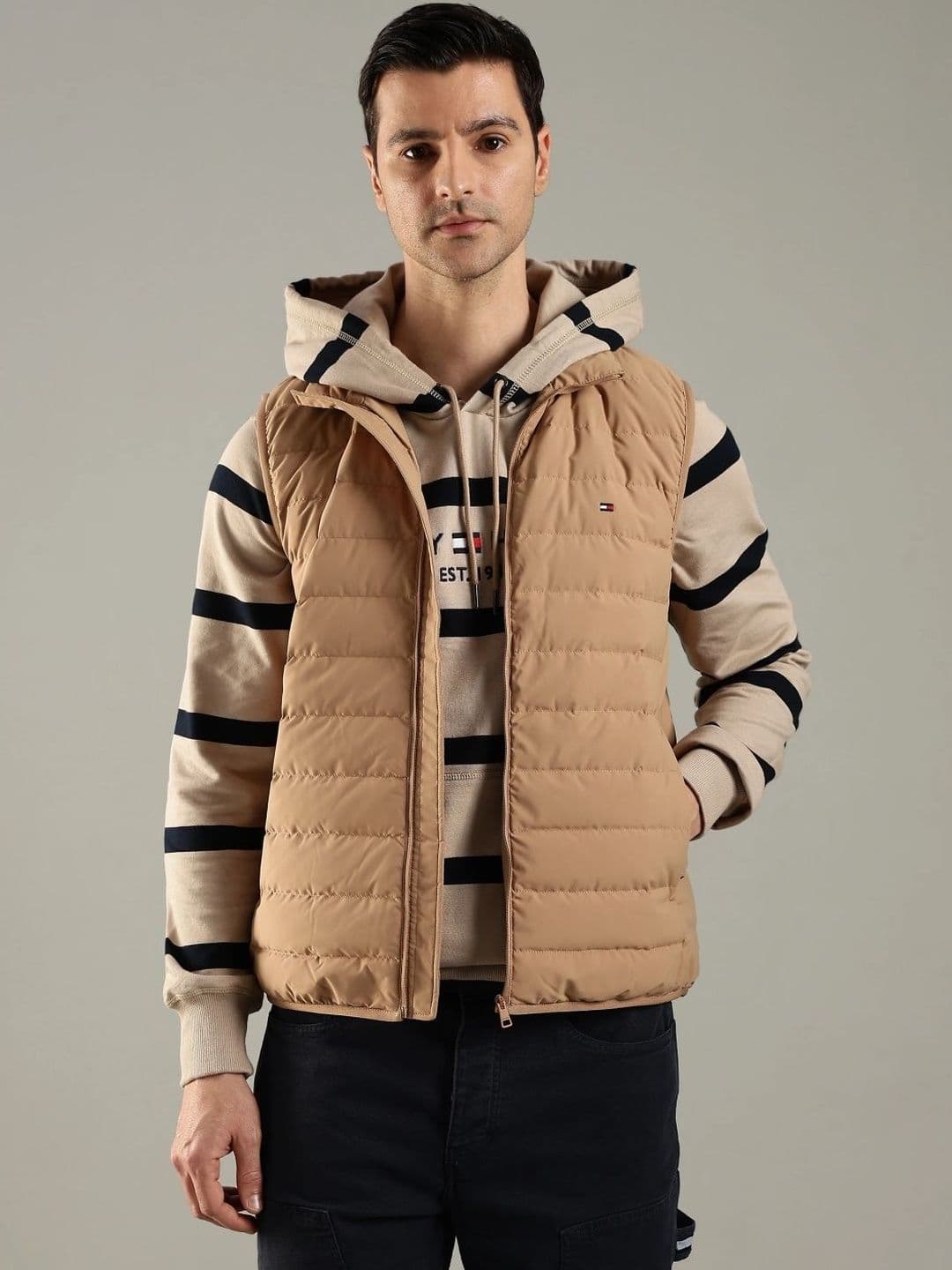 Tommy Hilfiger Mock Collar Gilet - view 1