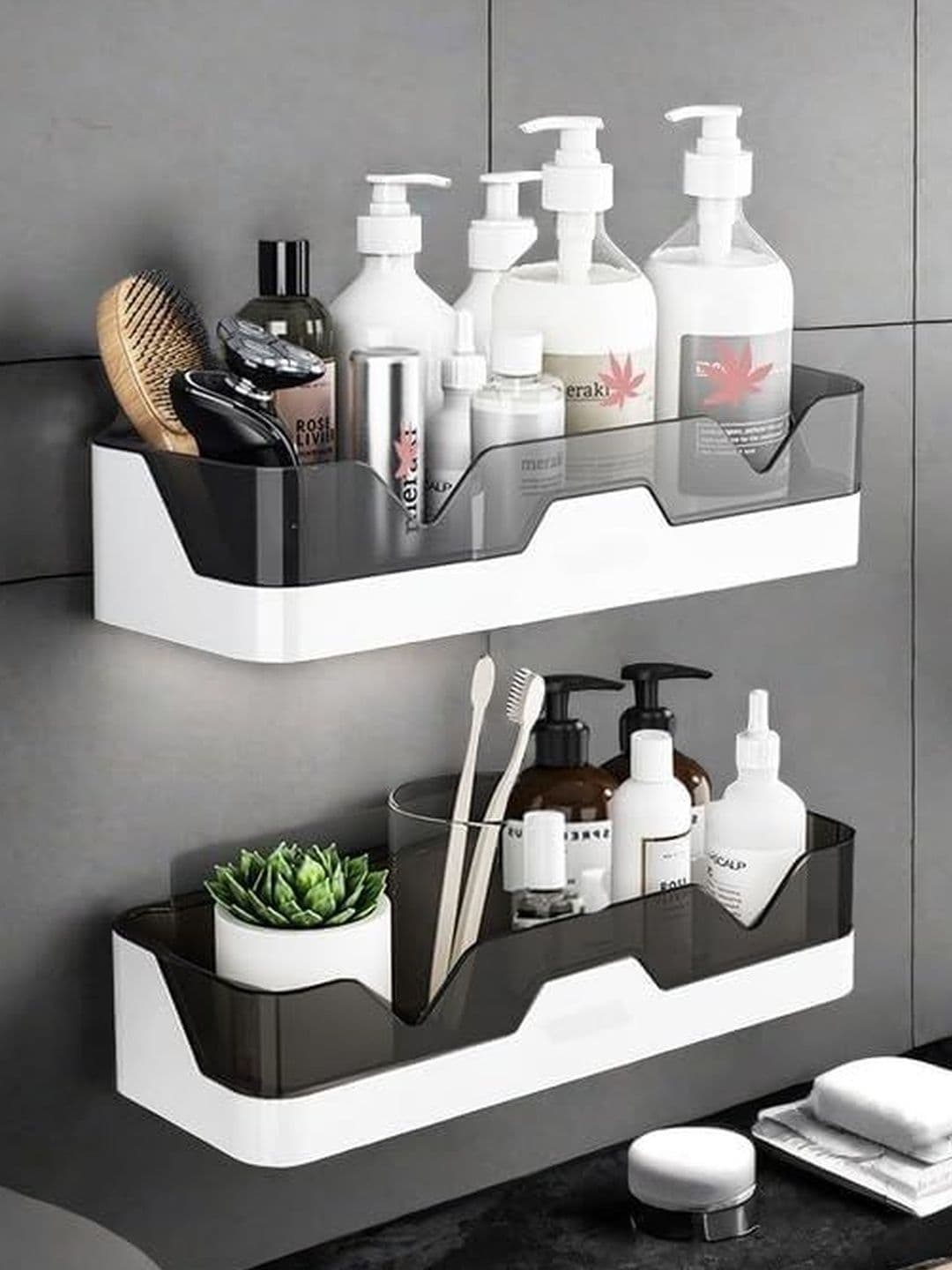 JAGIRA DIVINE TOUCH White 2 Pieces Glossy Bathroom Accessories - view 1