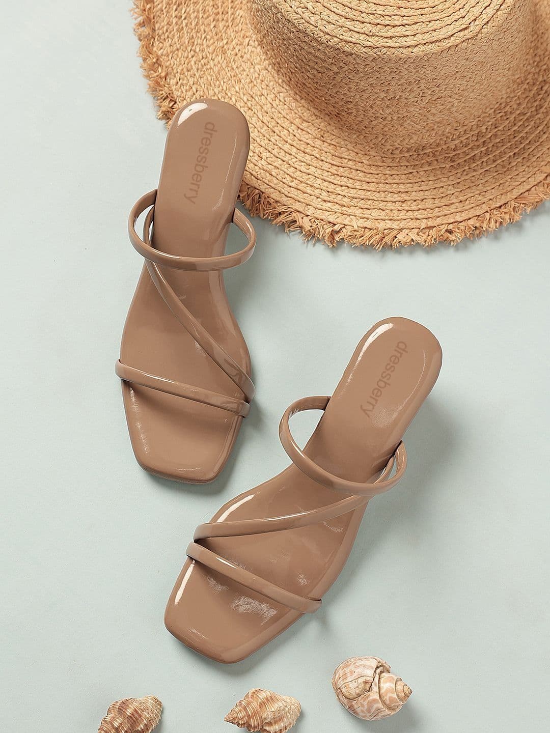 DressBerry Open-Toe Block Heels - view 1
