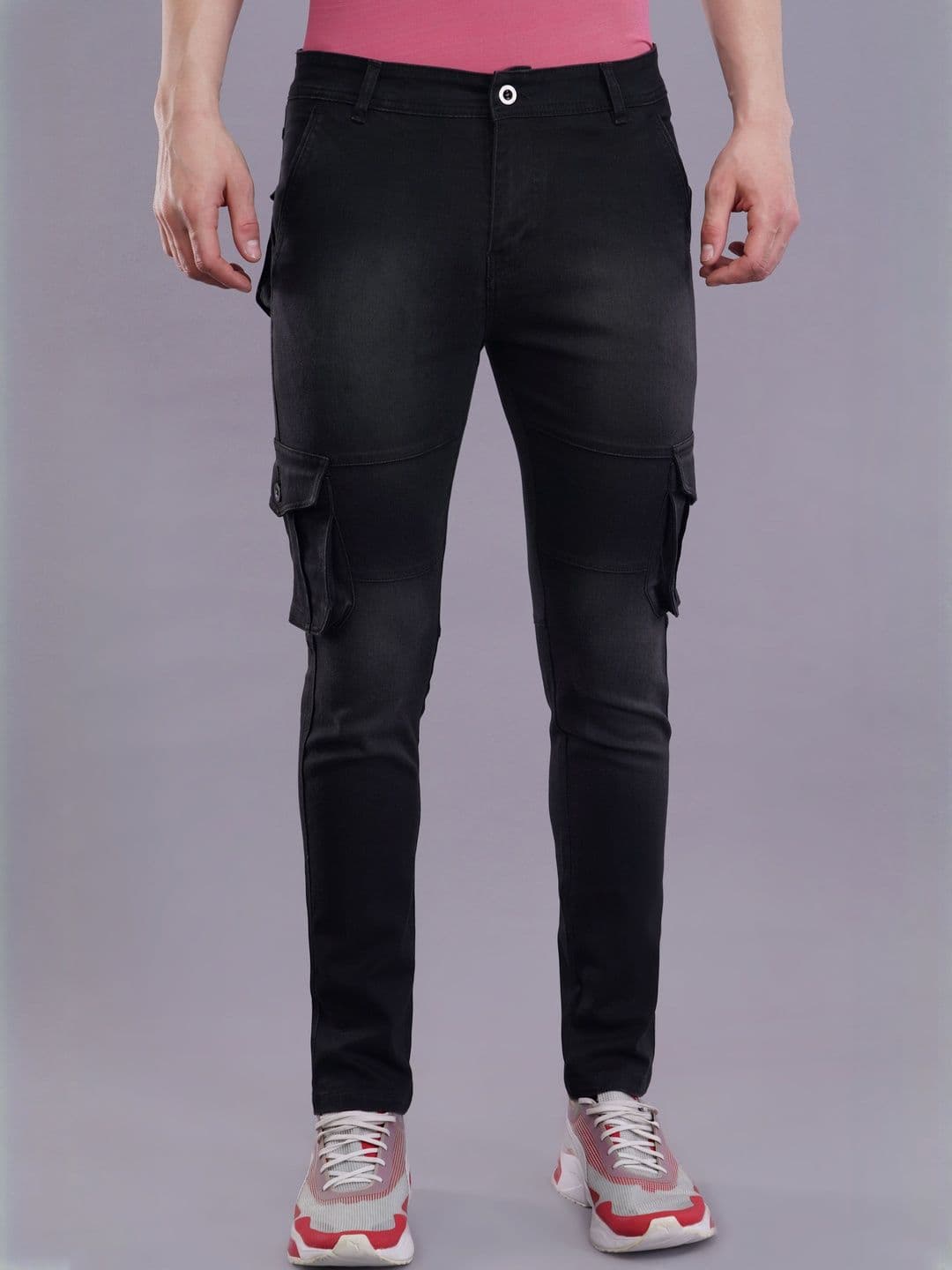 NIVASU Men Regular Fit Mid-Rise Light Fade Stretchable Jeans - view 1