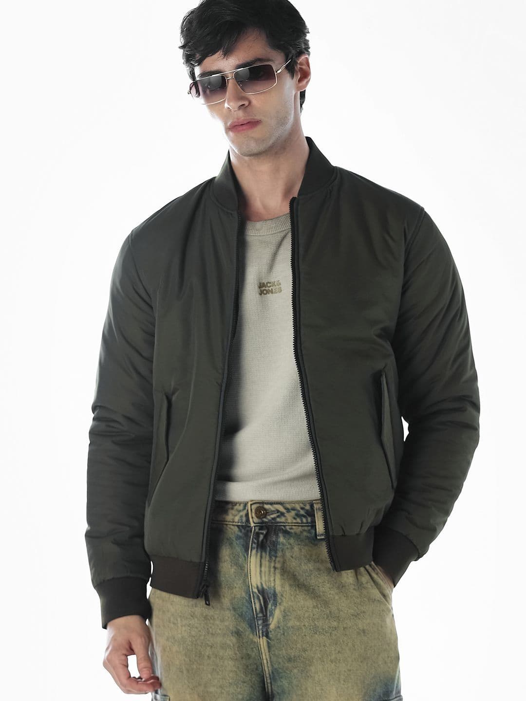 Jack & Jones Reversible Bomber Jacket - view 1