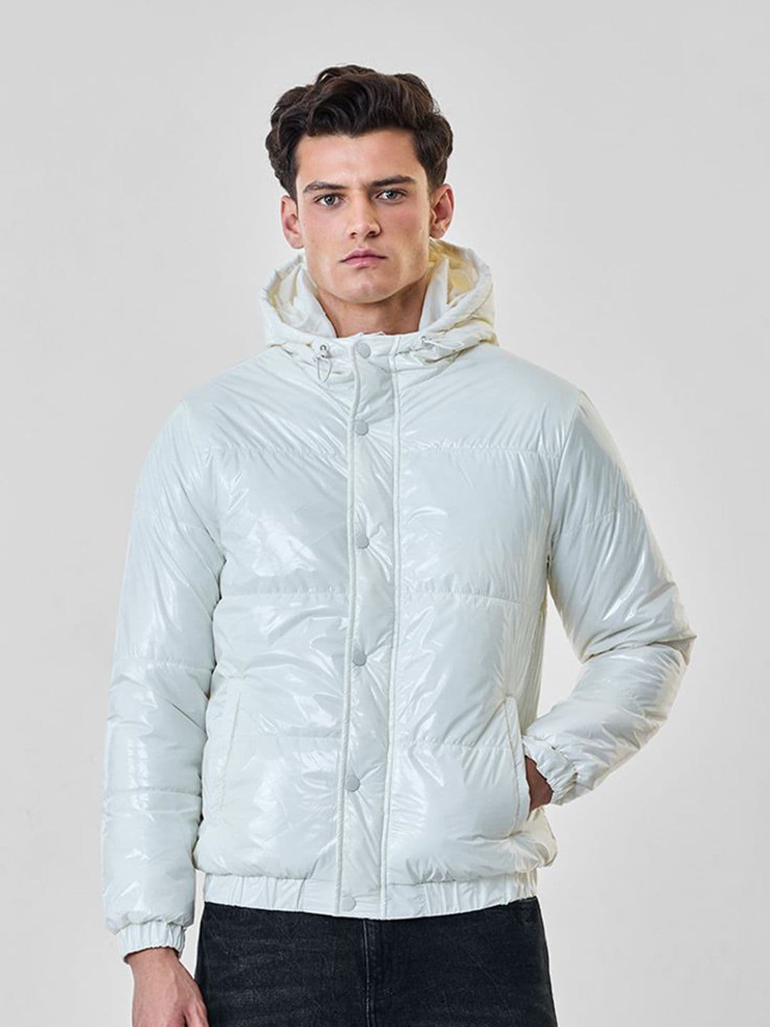 Snitch Men Hooded Long Sleeves Lightweight Padded Jacket - view 1