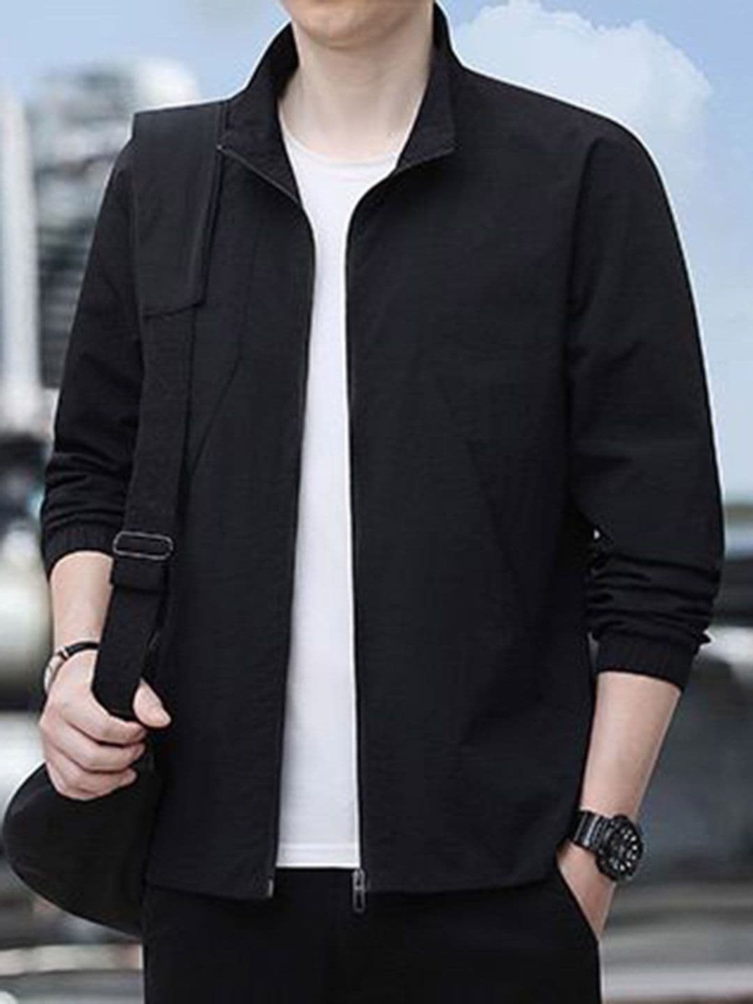 StyleCast x Revolte Men Open Front Jacket - view 1