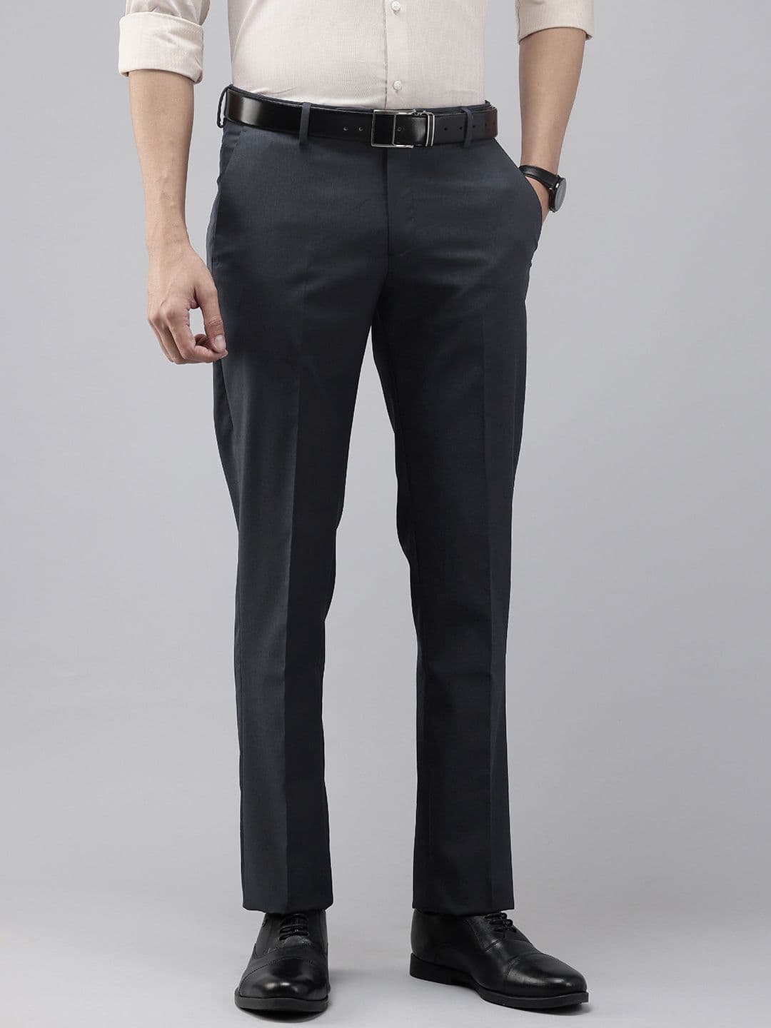 Arrow Men Tailored Fit Formal Trousers - view 1