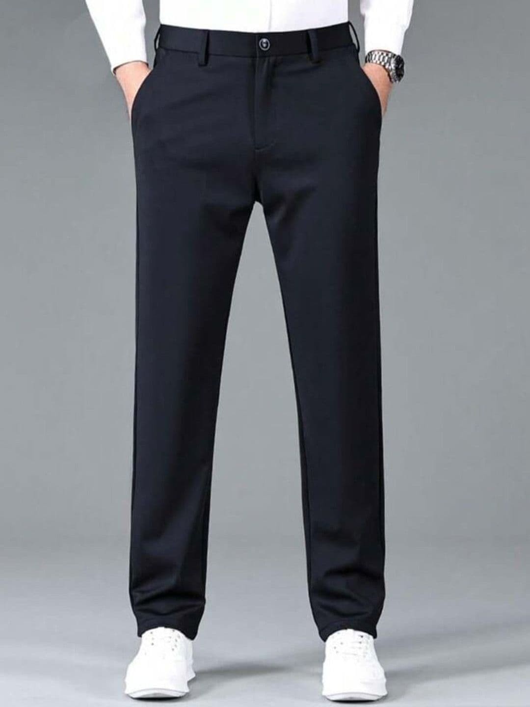 Next One Men Korean Straight Leg Straight Fit Trousers - view 1
