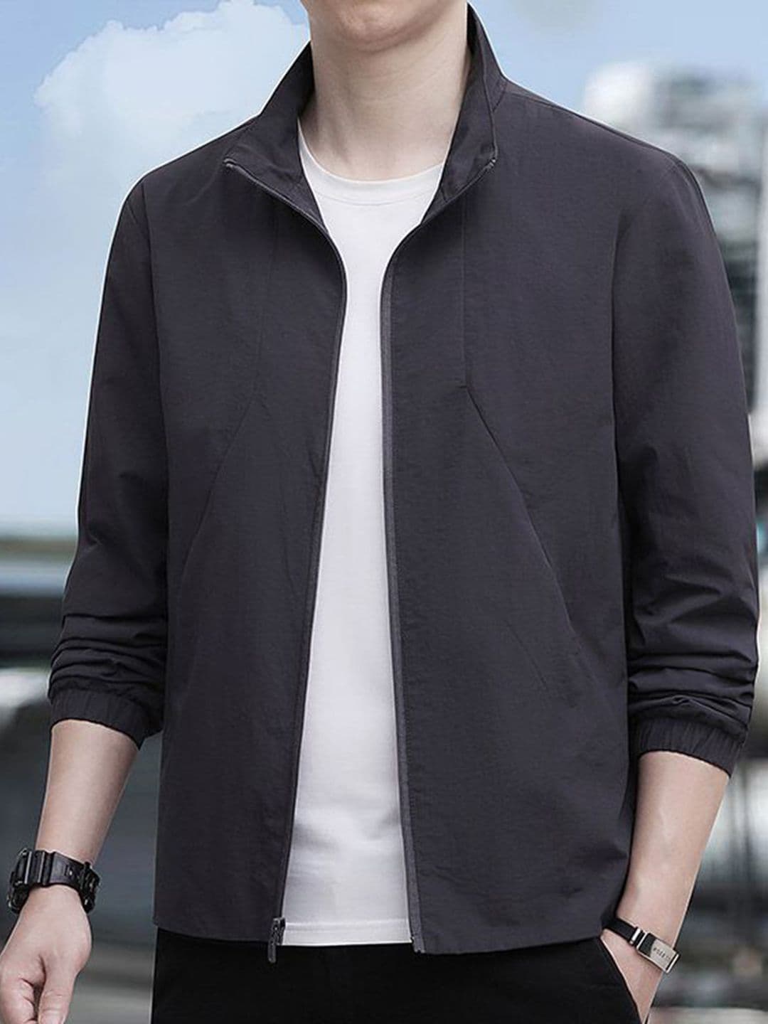 StyleCast x Revolte Men Open Front Jacket - view 1
