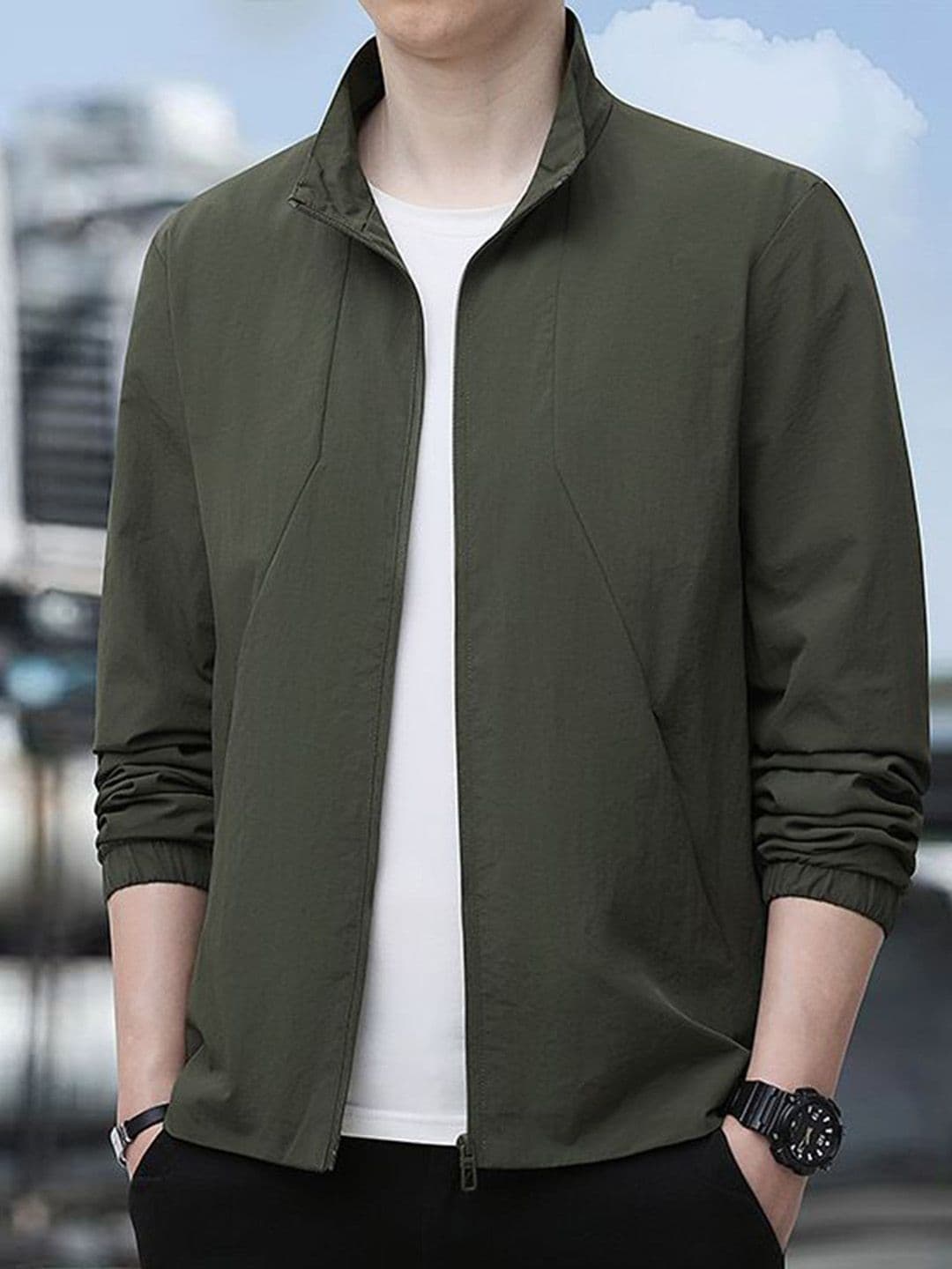 StyleCast x Revolte Men Open Front Jacket - view 1