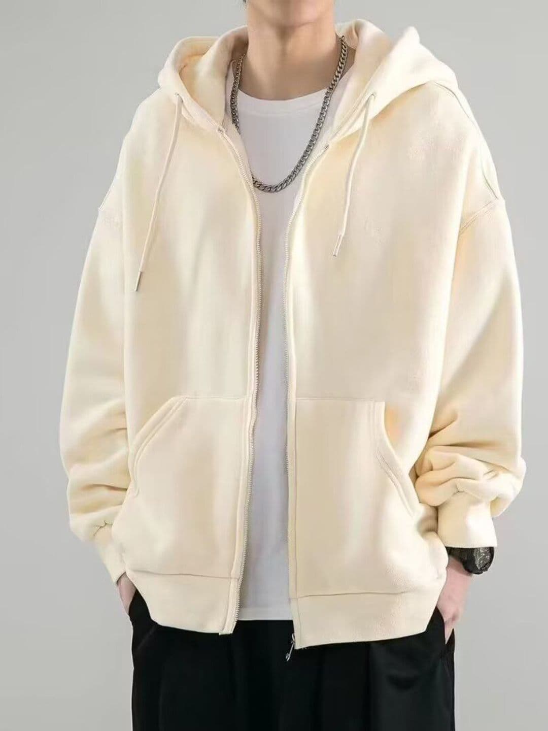 StyleCast x Revolte Men Hooded Open Front Jacket - view 1