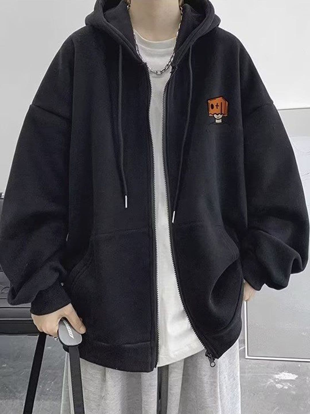 StyleCast x Revolte Men Graphic Hooded Full Sleeve Sweatshirt - view 1