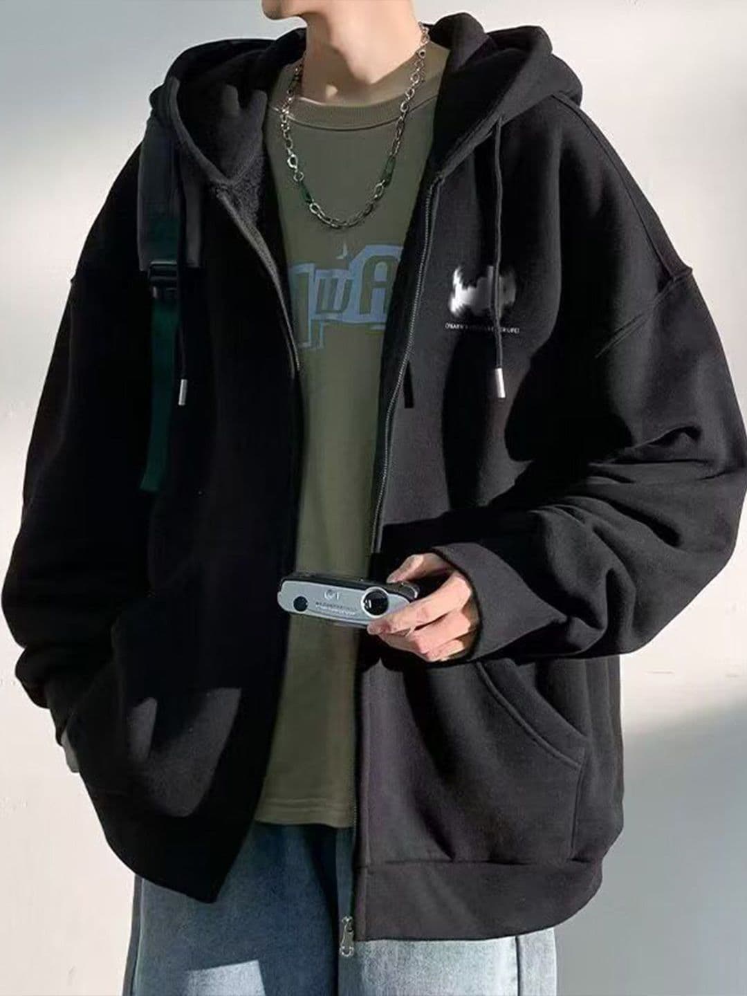 StyleCast x Revolte Men Hooded Sweatshirt - view 1