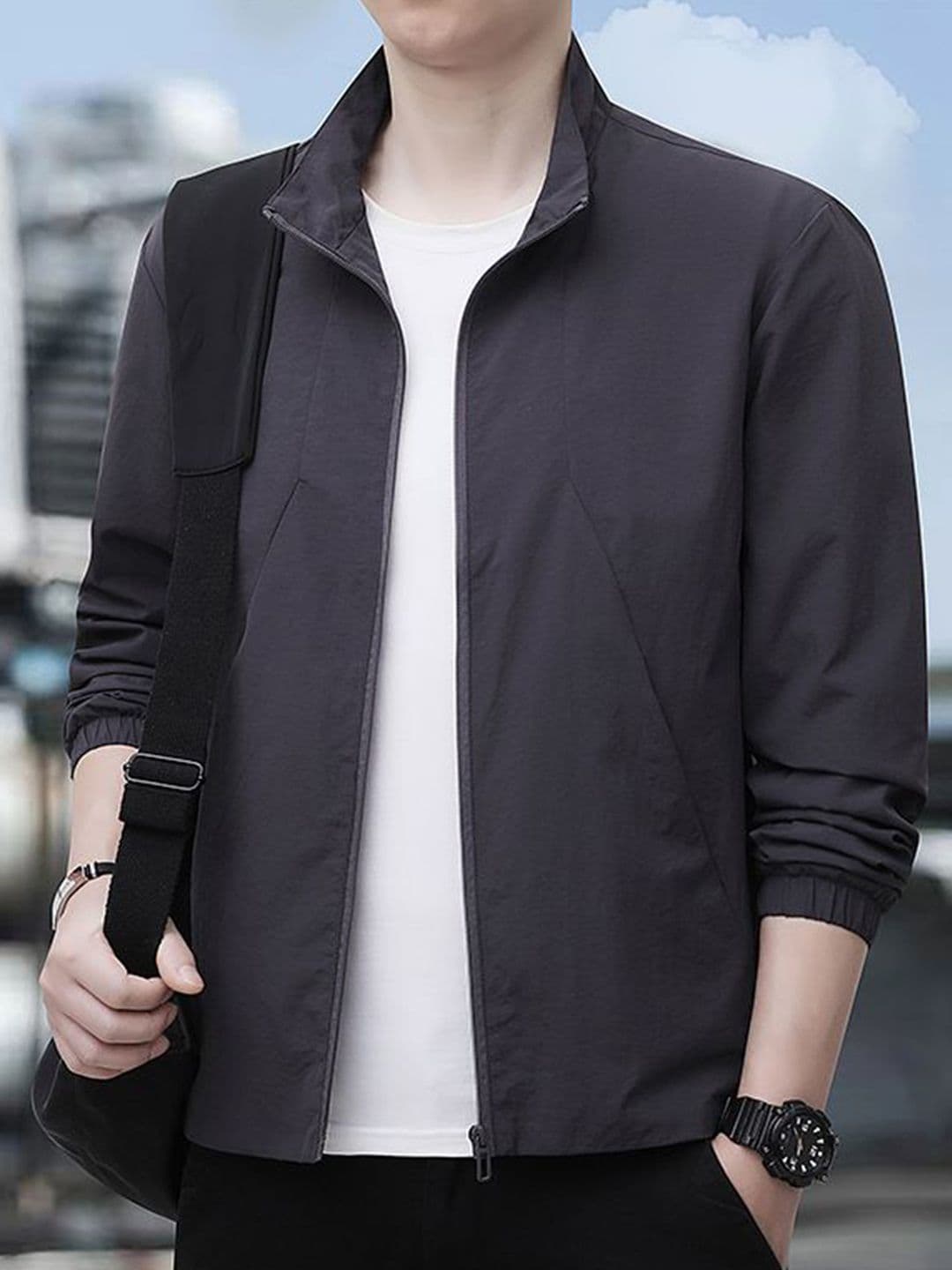 StyleCast x Revolte Men Lightweight Tailored Jacket - view 1