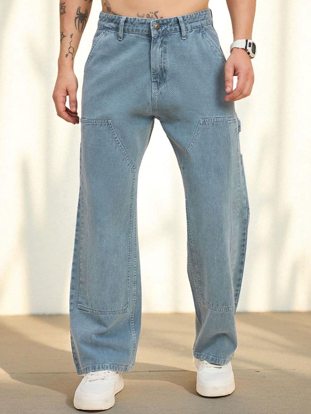 STUDIO NEXX Men Mid-Rise Baggy Jeans - view 1