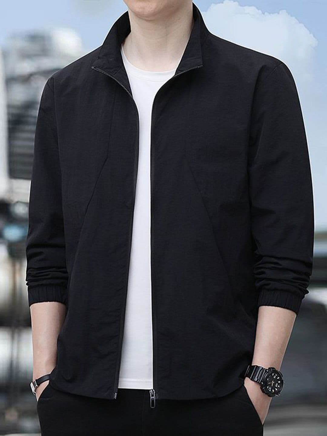 StyleCast x Revolte Men Lightweight Outdoor Tailored Jacket - view 1