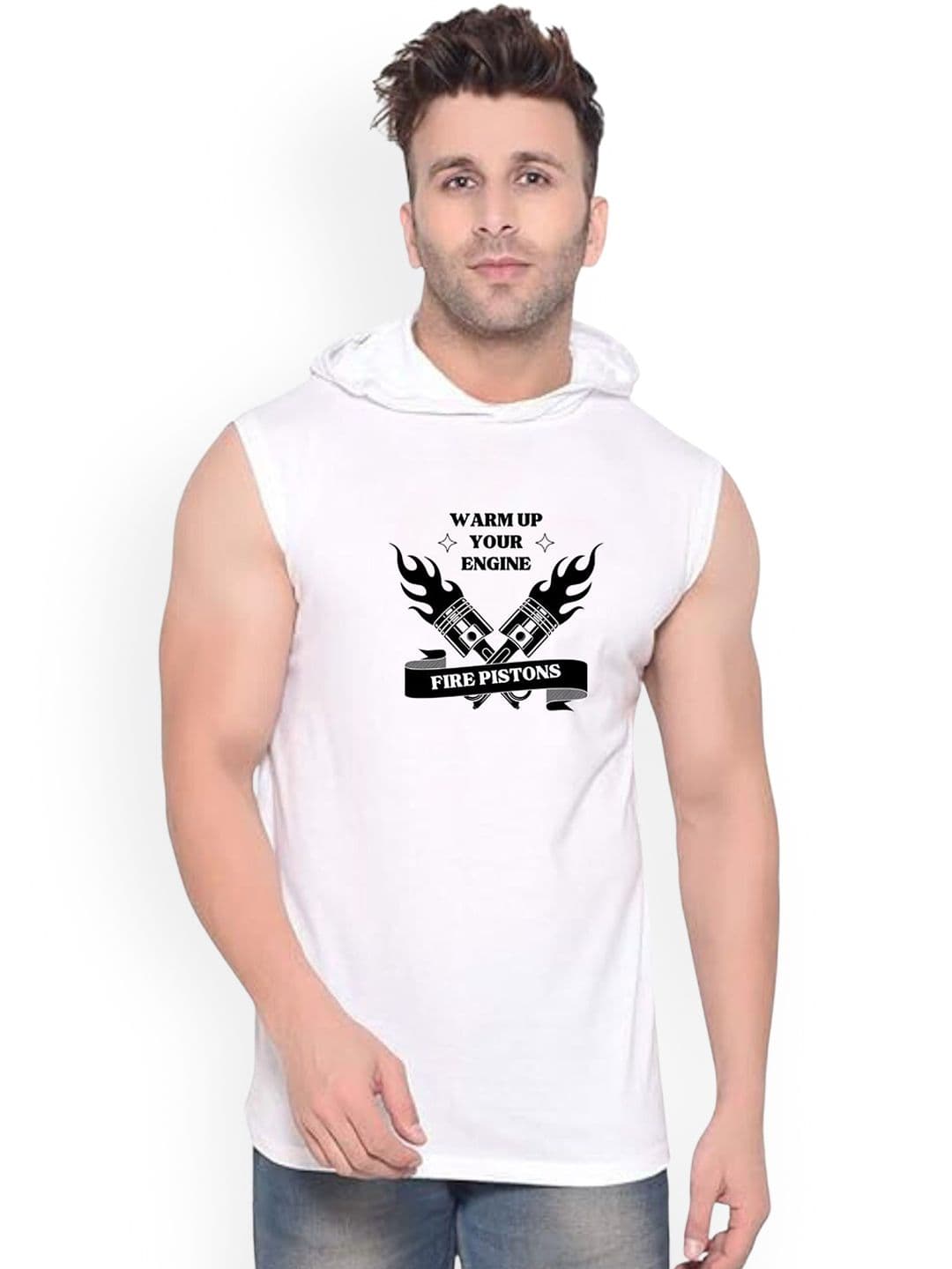 Fashnobic Printed Gym Vests - view 1