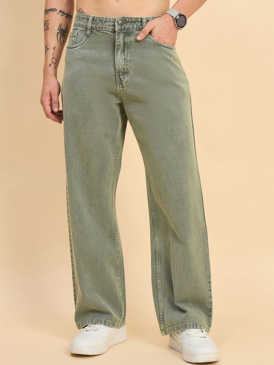 STUDIO NEXX Men Baggy Mid-Rise Jeans - view 1