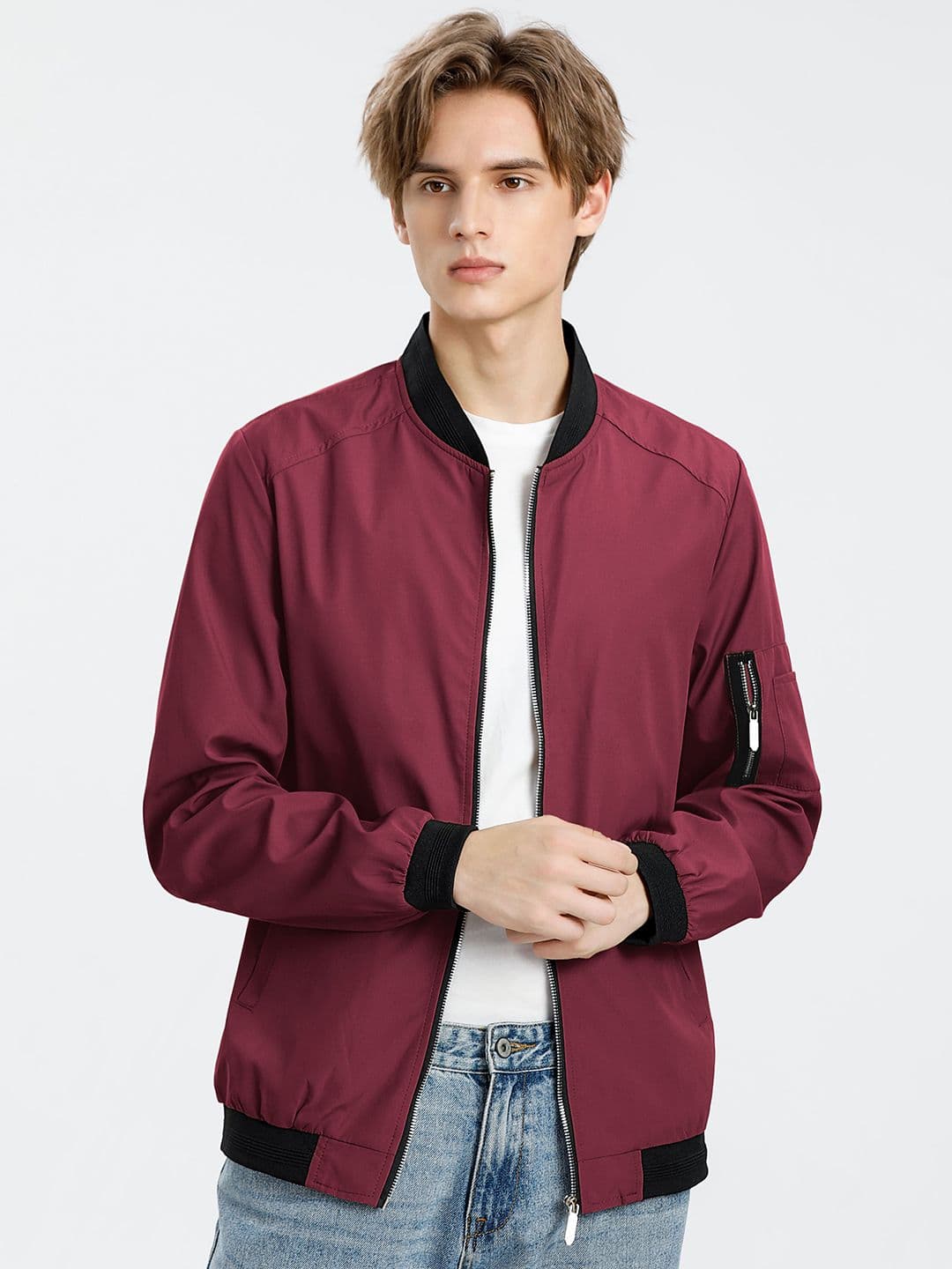 StyleCast x Revolte Men Long Sleeve Lightweight Tailored Jacket - view 1