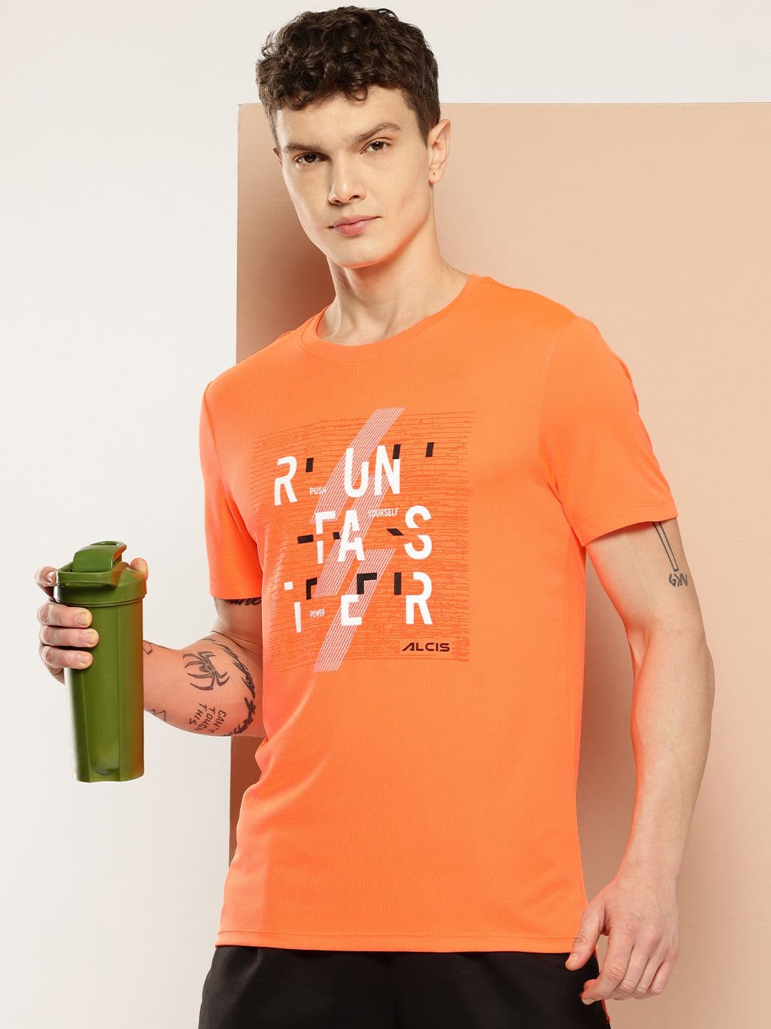 Alcis Typography Printed T-shirt - view 1