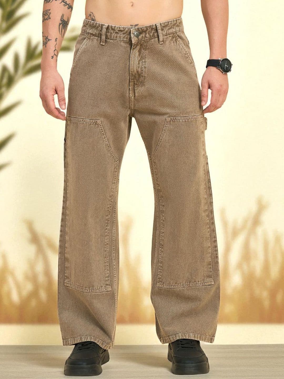STUDIO NEXX Men Mid-Rise Baggy Jeans - view 1