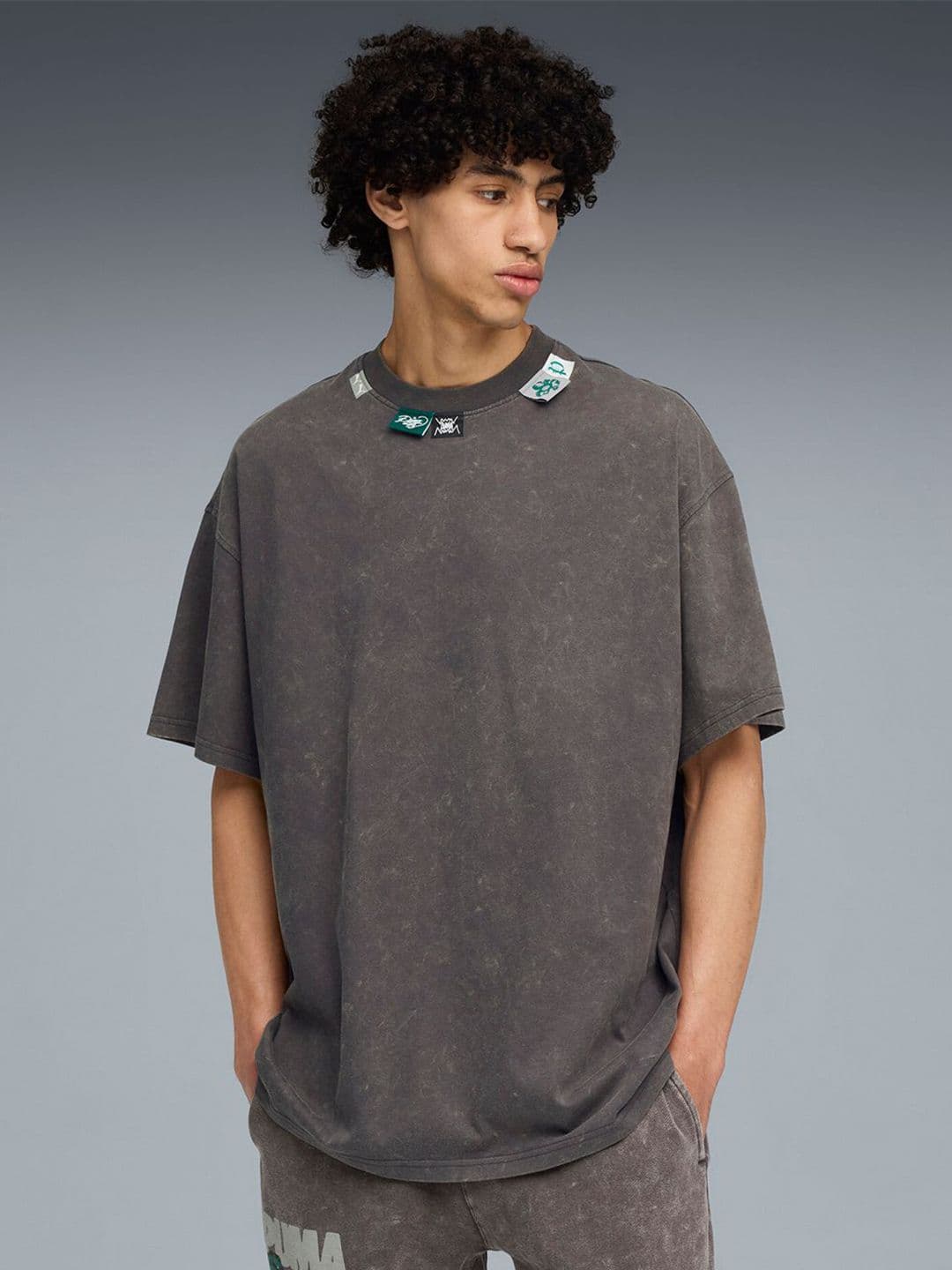 Puma Unisex Hoopocalypse Oversized Basketball Tee - view 1