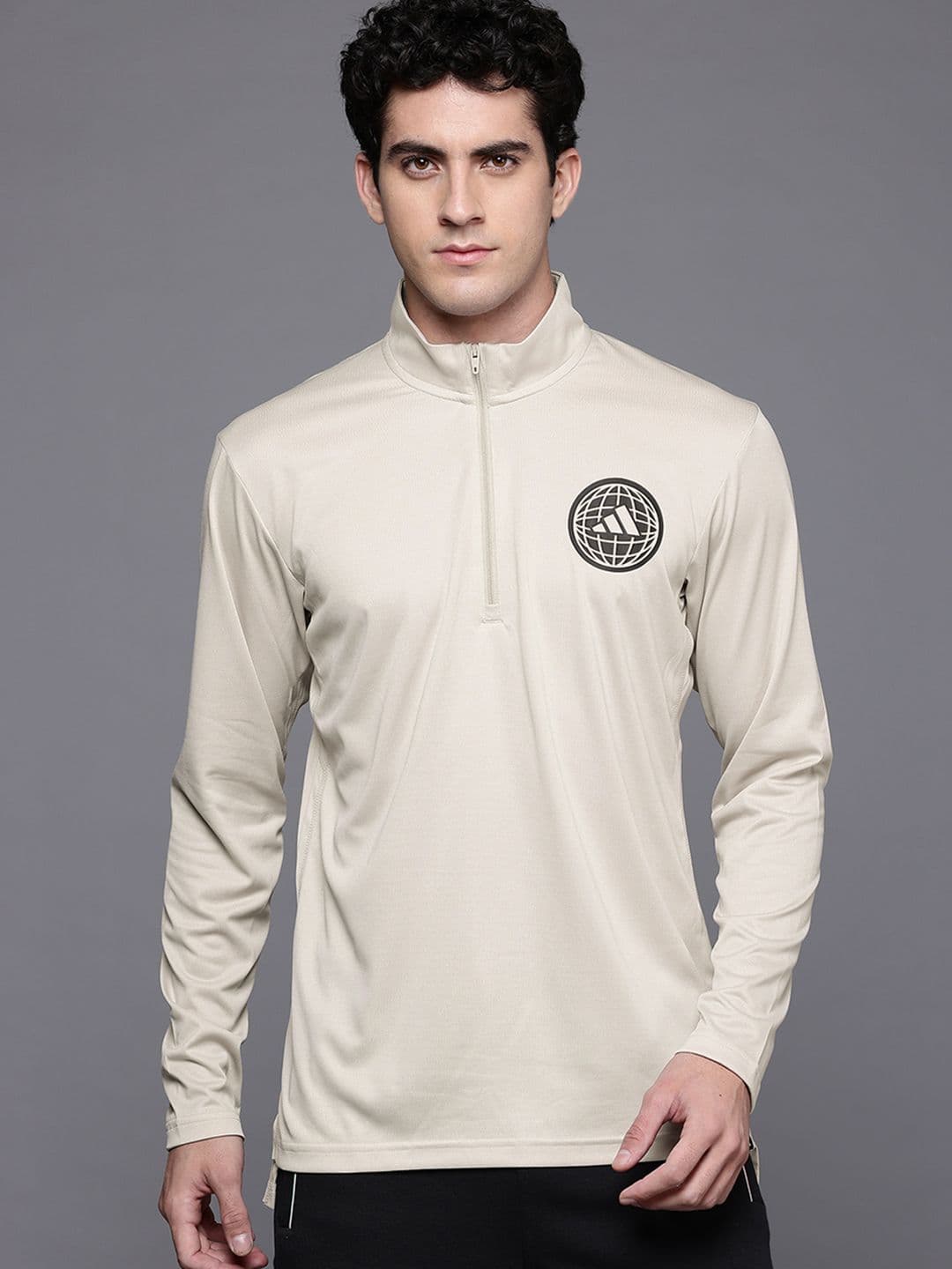ADIDAS GFX 1/4 Zip Training Sweatshirt - view 1