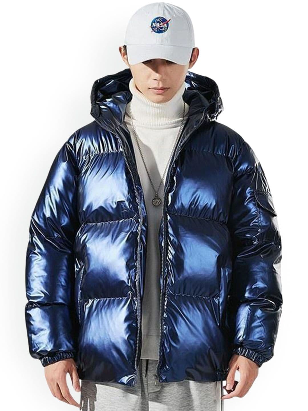 Mast & Harbour Men Hooded Solid Puffer Jacket - view 1