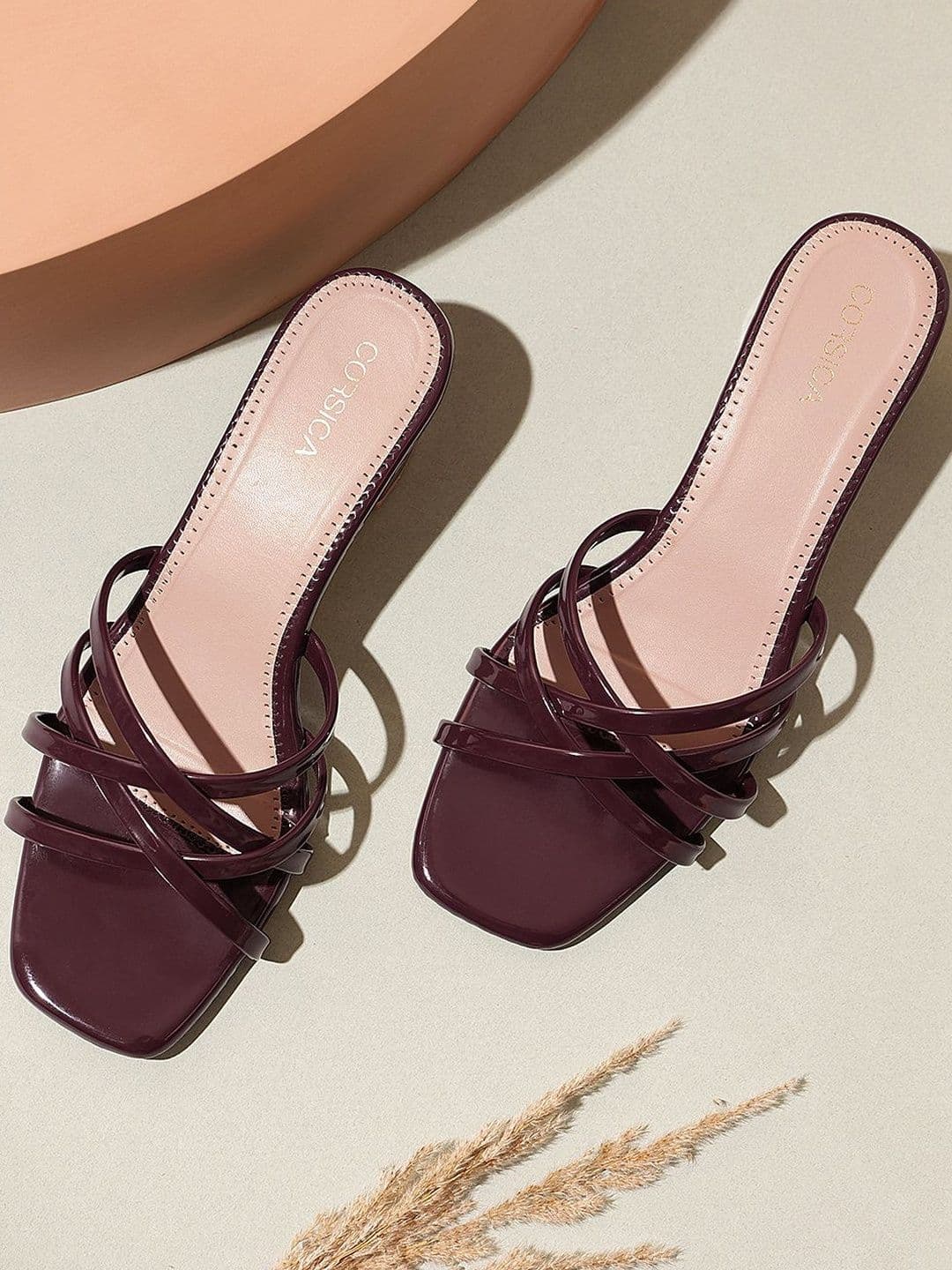 CORSICA Striped Party Block Sandals - view 1