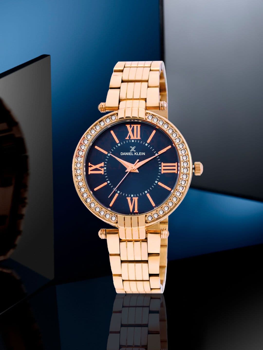 Daniel Klein Premium Women Navy Analogue Watch DK11138-7 - view 1
